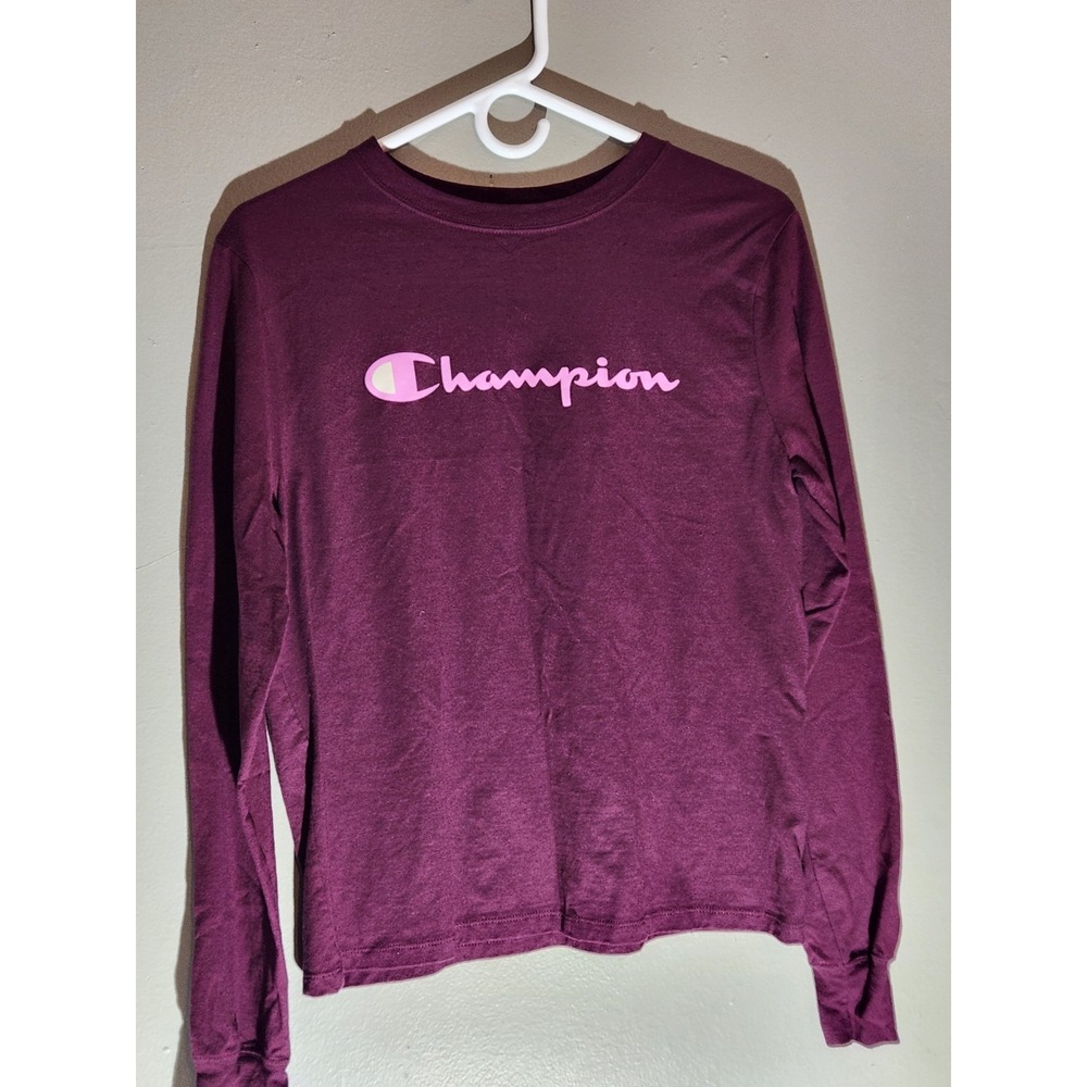 Champions‎ black size medium, long sleeved t-shirt with cuffed sleeves